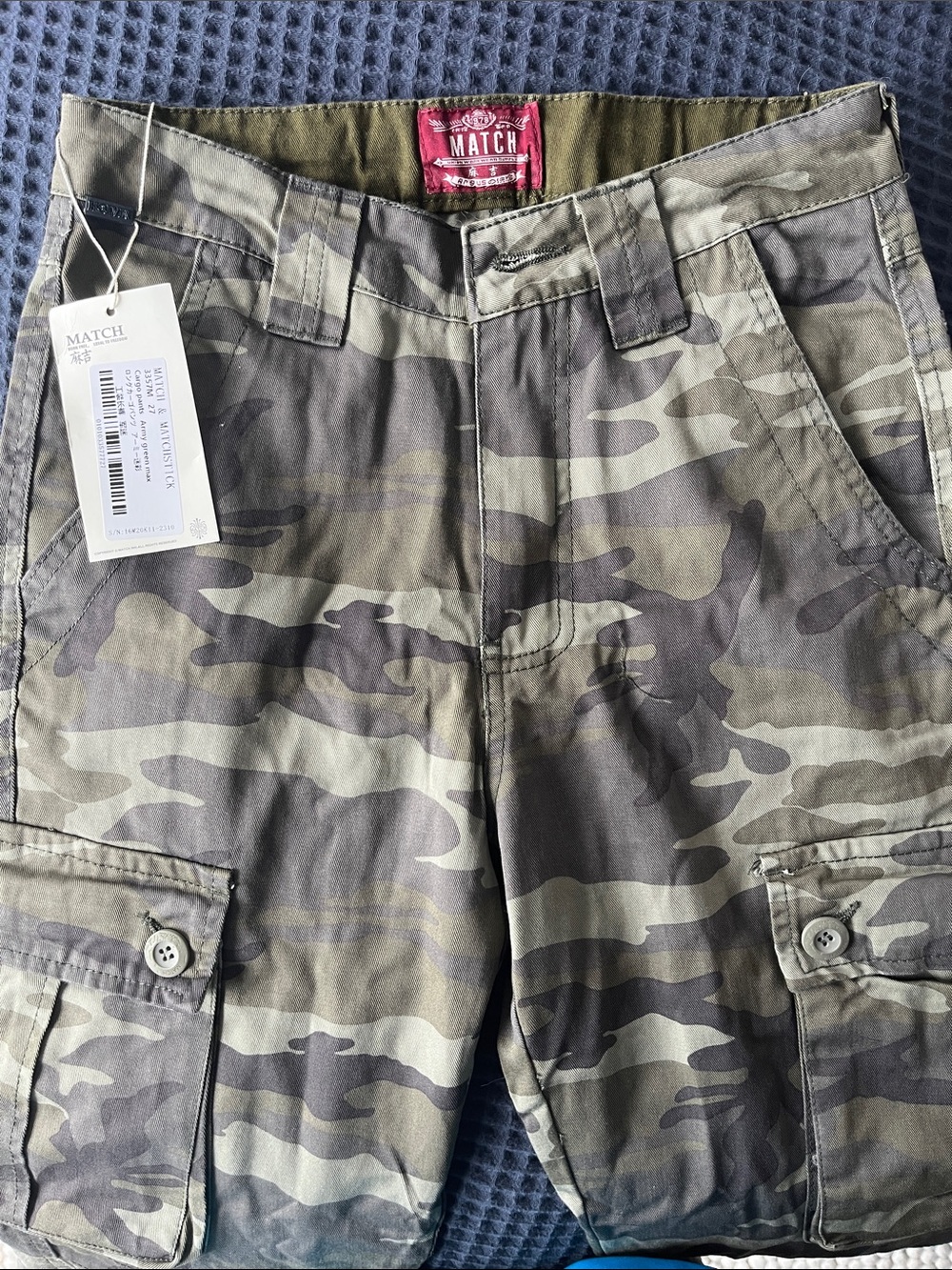 Match Army Green Cargo Pants